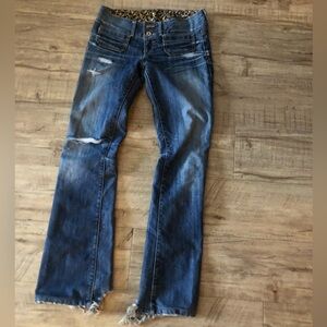 Guess Women's Blue Straight Leg Jeans